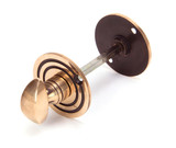 From The Anvil Round Privacy Turn 50mm/5mm Spindle - Polished Bronze