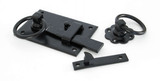 From The Anvil Gate Latch with Ring Pull - Black