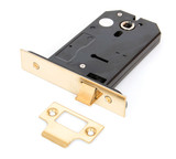 From The Anvil Horizontal Passage Mortice Latch - 102mm Backset - Polished Brass