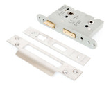 From The Anvil Hard Sprung Privacy Mortice Lock - 56mm Backset - Satin Stainless Steel