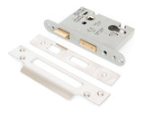 From The Anvil Euro Mortice Lock - 56mm Backset - Satin Stainless Steel