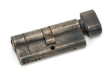 From The Anvil Euro Cylinder (1A) with Thumbturn - 5 Pin/70mm (35/35) - Pewter Patina