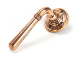 From The Anvil Newbury Lever Door Handle - Round Rosette - 60mm - Polished Bronze
