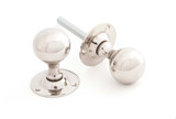 From The Anvil Ball Door Knob - 60mm - Polished Nickel