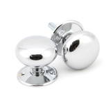 From The Anvil Mushroom Mortice Door Knob - 57mm - Chrome