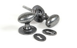 From The Anvil Oval Mortice Door Knob - 60mm - Pewter Patina