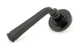 From The Anvil Avon Plain Lever Door Handle - Round Rosette - 53mm - Black