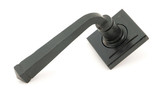 From The Anvil Avon Square Lever Door Handle - Square Rosette - 53mm - External Beeswax
