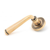 From The Anvil Avon Beehive Lever Door Handle - Round Rosette - 53mm - Polished Bronze