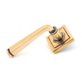 From The Anvil Avon Square Lever Door Handle - Square Rosette - 53mm - Polished Bronze