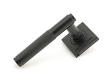 From The Anvil Brompton Square Lever Door Handle - Square Rosette - 53mm - Matte Black