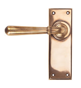 From The Anvil Newbury Lever Door Handle - 152 x 50mm - Polished Bronze