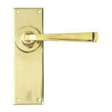 From The Anvil Avon Lever Door Handle - 152 x 48mm - Aged Brass