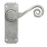 From The Anvil Monkey Tail Lever Door Handle - 152 x 51mm - Pewter Patina