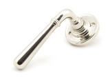 From The Anvil Newbury Lever Door Handle - Round Rosette - 60mm - Polished Nickel