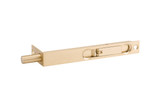 Zanda Flush Bolt - 152 x 19mm - Satin Brass