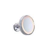Thermogroup Ablaze Wall Mounted Magnifying LED Mirror - 250mm - Warm - Chrome