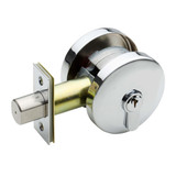Gainsborough Neue Round Deadbolt - Bright Chrome