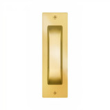 Gainsborough Rectangular Sliding Door Flush Pull - 115 x 35mm - Satin Brass