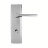 Gainsborough TradePro Adel Long Plate Entrance Lever Door Handle - Bright Chrome