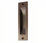 Gainsborough Rectangular Sliding Door Flush Pull - 115 x 35mm - Aged Brushed Copper