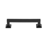Ageless Iron Machine Cabinet Pull Handle - 102mm - Black Iron