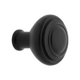 Ageless Iron Turret Cabinet Knob - 35mm - Black Iron