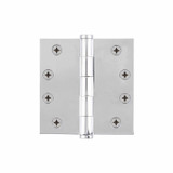 Viaggio Heavy Duty Fixed Pin Hinge - Square - 100 x 100mm - Bright Chrome