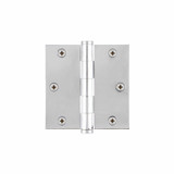 Viaggio Fixed Pin Hinge - Square - 89 x 89mm - Bright Chrome