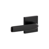 Viaggio Bella Lever Door Handle - Quadrato Rosette - 64mm - Satin Black
