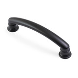 Castella Decade Fluted Cabinet Pull Handle - 102mm - Matte Black