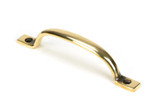 From The Anvil Slim Sash Pull Handle - 130 x 12mm - Aged Brass