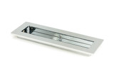 From The Anvil Plain Sliding Door Flush Pull - Chrome
