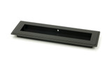 From The Anvil Art Deco Sliding Door Flush Pull - Aged Bronze