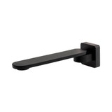 Fienza Empire Slim Bath Outlet - Fixed Spout - 220mm - Matte Black