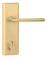 N2Lok Infinity Decorus Lever Door Handle - Satin Brass