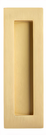 N2Lok Rectangular Sliding Door Flush Pull - 150mm - Satin Brass - (Pair)