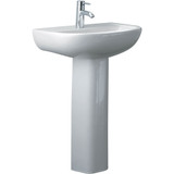 RAK Compact Pedestal Basin - 550 x 820 x 410mm - White