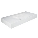 RAK Des 101 Wall Hung Bathroom Basin - 1010 x 150 x 460mm - White