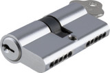 Tradco/Iver Euro Cylinder (C4) - Dual Function - 5 Pin/65mm - Chrome