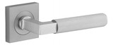 Iver Brunswick Lever Door Handle - Square Rosette - 52 x 52mm - Brushed Chrome