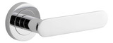 Iver Bronte Lever Door Handle - Round Rosette - 52mm - Chrome