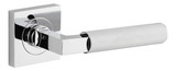 Iver Brunswick Lever Door Handle - Square Rosette - 52 x 52mm - Chrome