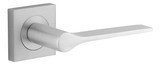 Iver Como Lever Door Handle - Square Rosette - 52 x 52mm - Brushed Chrome