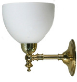 Lighting Inspirations Waubra Indoor Wall Light - Decatron Glass - Polished Brass

