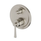 Phoenix Cromford Wall Mixer & Diverter - Brushed Nickel