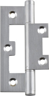 Iver Hirline Hinge - 89 x 35mm - Brushed Chrome