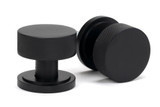 From The Anvil Brompton Art Deco Mortice Door Knob - 63mm - Matte Black