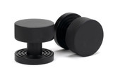 From The Anvil Brompton Beehive Mortice Door Knob - 63mm - Matte Black