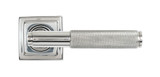 From The Anvil Brompton Square Lever Door Handle - Square Rosette - 53mm - 316 Polished Stainless Steel